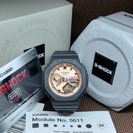 Casio G-Shock GMA-S2100MD-1A Rose Gold Black Analog Digital Octagon Ladies Watch