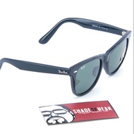 Wayfarer Polish Black G15 Lens