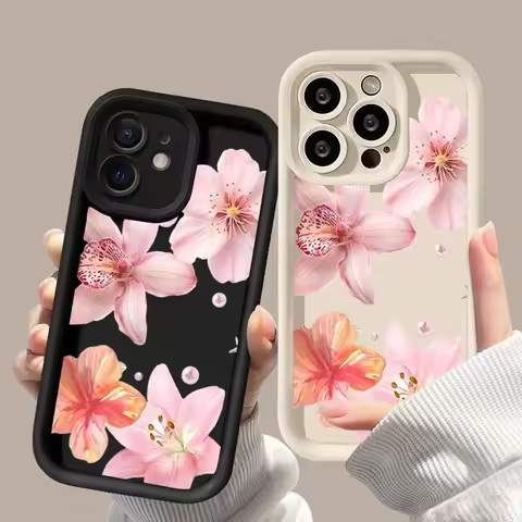 Pink Cherry Blossoms Phone Case For Samsung Galaxy A73 A72 A03 A03S A32 A31 A51 A71 A70 A11 A20S F06