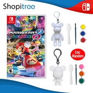 [Bundle Deal] Nintendo Switch Mario Kart 8 Deluxe + DIY Fluid Bearbrick Keychain Set