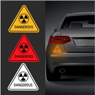 Unique Funny Sticker Car Cutting Sticker Reflective Dangerous