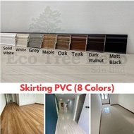 Skirting PVC Skirting Vinyl Floor Vinyl Sticker Skirting Laminate Skirting SPC Skirting Vinyl Skirting Dinding Baseboard Skirting Wainscoting