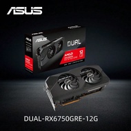 ASUS-AMD ใหม่ RX 6750GRE EAGLE 12G พัดลมการ์ดจอ,Placa De Vídeo,GDDR6, 192บิต,Pcie 4.0,