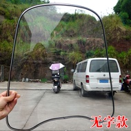 Cermin Depan Skuter Elektrik Motosikal Musim Sejuk Tebal Cermin Depan PC Cermin Depan Lutsinar