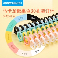 Kedeyou 7849 Plastic Binder Binding Ring A4 Binder 20 Open Ring Buckle B5A5 Strips 30 Holes Binding 