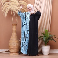 gamis kaftan motif koran terbaru terviral termurah kekinian kaftan koran jumbo