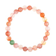 【正佳珠寶】鹽源瑪瑙 頂級川料糖果鹽源 6.8-7.3mm 鹽源瑪瑙手珠