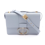 【二手】迪奧 (Dior) 30 MONTAIGNE M9203UMOS 肩背包，藍灰色皮革，30 Montaigne 包，女士二手 A