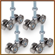 [chasoedivine.] Silent Trolley Assembly Rollers 4 Wheel Silent Trolley 4PCS