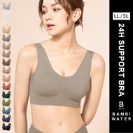 JAPAN DESIGN 24HRS Classic Bra XL／XXL ｜ Cover Stretch Wireless Anti-Sagging Push Sleep BAMBI WATER