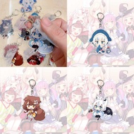 Hololive Keychain Vtuber Anime Figure Pendant Gawr Gura Mori Suisei Usada Fubuki