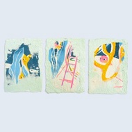 【手工畫/卡片組】魚缸 (1組3張)