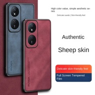 Honor X7B CLK-LX1 Case Shockproof PU Leather Skin Hard Cover Matte Phone Case Silicone Bumper for Ho
