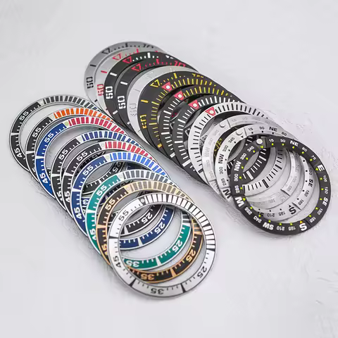 PROSPEX SNR025 Watch Bezel Insert 41x32mm Bezel Compatible with Black Knight SRPE39K1 SNR025J1 Repla