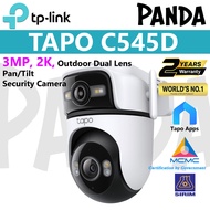【SIRIM】TP-Link Tapo C545D, 2K, 3MP, Outdoor Dual Lens Pan/Tilt Security Camera