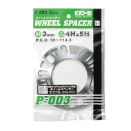 KYO-EI Wheel Spacer [3mm 4/5H] PCD98-114.3 [Quantity: 2]