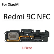 กริ่งหลักด้านหลังดังลำโพงลำโพงดังสายเคเบิ้ลยืดหยุ่นสำหรับ Redmi Note 9S 9T 9A 9C NFC 8T 8A Pro Max ซ่อมแซมชิ้นส่วน