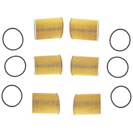 【QUT】-6Pcs Engine Motor Oil Filter Kit 94810722200 for 911 V6 V8 Parts