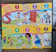 C Jolly Phonics Finger Phonics set of books 1–7 (In Precursive letters)