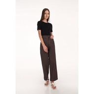 THECLOSETLOVER ORIANE POCKET JEANS IN BROWN