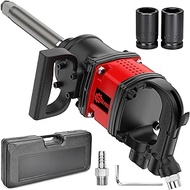 Air Impact Wrench 1 inch Impact Gun 1 Inch Impact Wrench, Up to 3550 Ft.lbs, 5000RPM High Torque Pne