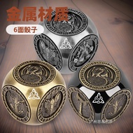 New Product DND Rotating Dice Cthulhu Dungeons and Dragons Board Game Metal Dice6Polyhedral Gyroscop