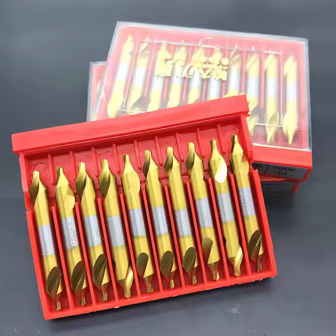 HSS M35 Cobalt Center Drill Bit 1.5 2 2.5 3 4 5 6mm Standard 60 Degree Angle Countersink Drill Bit W