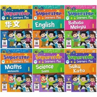 学前 幼儿4岁 上半年课本作业 Superstar Learners Plus 1 华文英文国文音标科学数学 BC Bi  BM Suku Kata Science MM Tadika Kinderg