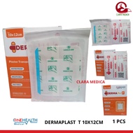 Dermaplast T Wound Plaster 10x12cm Waterproof Operation Bandage Onehealth