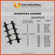 ◷ ☃ ◱ Jalousie Jalouplus 4 Blades for Louver Window 1 Pair