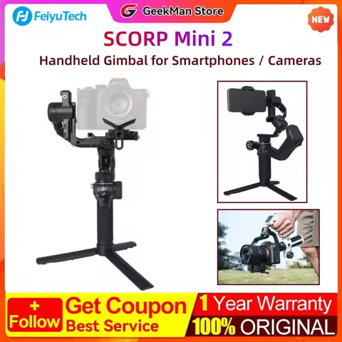 FeiyuTech SCORP Mini 2 All-in-One 3-Axis Handheld Camera Phone Gimbal Stabilizer for Sony for GoPro 