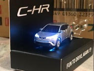 全新 Toyota豐田 非賣品 C-HR CHR LED pull back car keychain - 銀