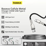 BASEUS CAFULE TYPE-C TO TYPE-C 100W CHARGER CABLE