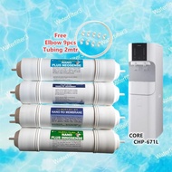 Coway 14 Korea NANO RO Filter for Core CHP-671L Replacement Water Filter (4 Filter Set)