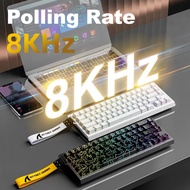 Attack Shark X68 PRO HE PBT Double Craft Keycap Wired 2.4G Bluetooth Dual Driver Custom Keyboard Ser