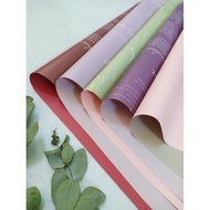 2pcs 2 Tone ARMAN Flower Wrapping Paper Waterproof Bouquet Wrapping Pembalut bunga