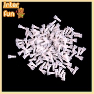 [InterfunS] 100pcs Closed End Crimp Caps Electrical Wire Terminals Connector Cap AWG 16-14 [NEW]