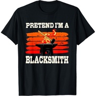 Blacksmith Forge Metalworker Steel Workers Anvil Hammer Gift T-Shirt