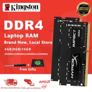 [Local 24H]Kingston HyperX Impact DDR4 Laptop RAM SODIMM 8GB 16GB 4GB 3200MHz 2133MHz 2400MHz 1.2V N