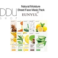 Eunyul / Natural Moisture Sheet Face Mask Pack / 14 Types