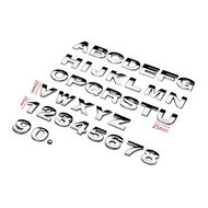 3D letter car decoration sticker