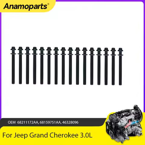 Engine Parts Cylinder Head Bolt Kit Fit 3.0 L V6 Diesel EXF EXJ For Chrysler 300 Jeep Grand Cherokee