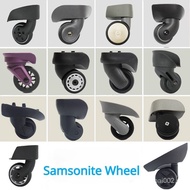 1 Pair Samsonite Original Universal Wheel Replacement Luggage Wheels Black Double row Wheels for suitcases OKZB