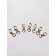 (combo 15c) emua claw keychain size 31mm for phone strap hooks, keychains, alloy, set of 15c