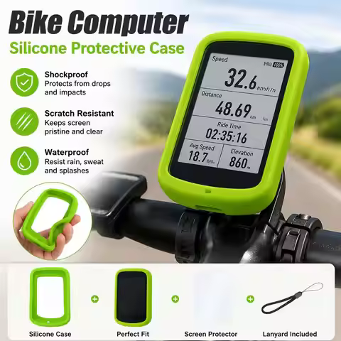Silicone Protective Case For iGPSPORT BSC500 Chronograph With Protective Film And Rope Accessories
