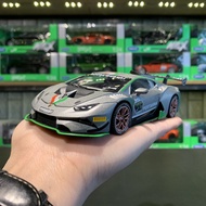 Lambo ganni Huracan Super Trofeo Evo 1:32 scale CHIMEI car model (Gray + Black)