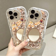 Blossoms Flower Mirror Cream Phone Case Realme C71 Note 70 C85 Pro C85 4G/5GC75 C75X C65 C63 Note 50