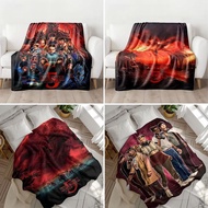 Stranger Things Season 5 Flannel Blanket Large Soft Lightweight Warm Perfect For Bed Sofa G2j6