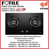 FOTILE Built-in Gas Hob 5.0kW Flexi Cut Out Super Flame Series GHG78215