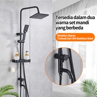 Shower Kamar Mandi 4 Dalam 1 Set Dengan Sprayer  Faucet Sprayer  / Shower Tiang Set Panas-Dingin / B